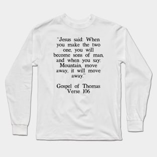 Gnostic Gospel Long Sleeve T-Shirt